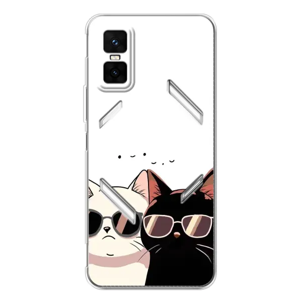 Чехол с принтом «Коты в очках» для Infinix GT 30 Pro