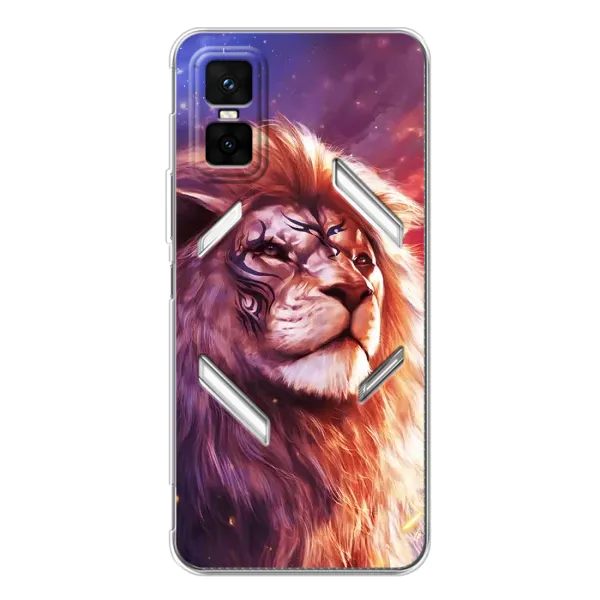 Чехол с принтом «Красочный Лев» для Infinix GT 30 Pro