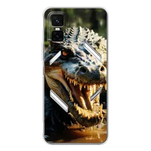 Чохол з картинкою 'Хижаки' для Infinix GT 30 Pro (Небезпечний крокодил)