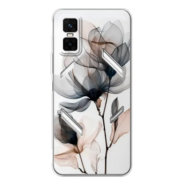 Чехол с принтом «Цветы на белом» для Infinix GT 30 Pro Чехол с принтом «Цветы на белом» для Infinix GT 30 Pro