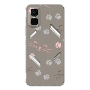Чохол з малюнком кіт на Infinix GT 30 Pro (Лапи і вуса)