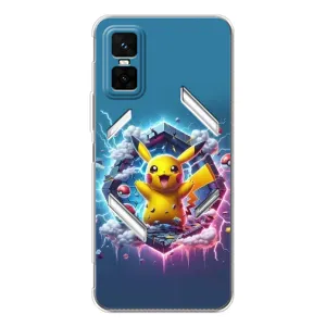 Чохол з Пікачу на Infinix GT 30 Pro (Лого Пікачу)