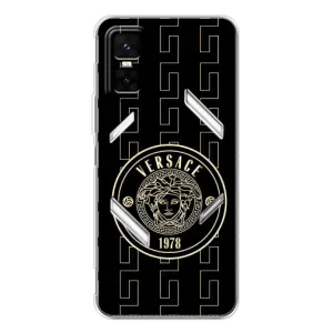Чохли VERSACE для ДжіТі 30 Про (PREMIUMPrint) (Лого Версаче)