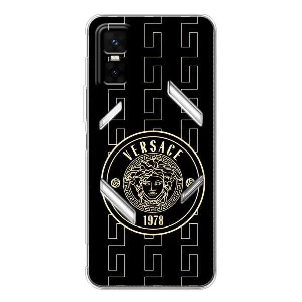 Чехол с принтом «Лого Версаче» для Infinix GT 30 Pro