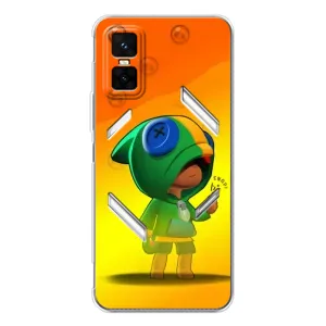 Чехол для Infinix GT 30 Pro Бравл Старс (VPrint) (Хлопчик Леон)