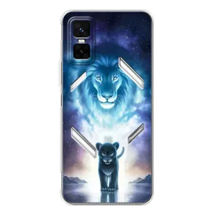 Чохол з картинкою ЛЕВ для Infinix GT 30 Pro (VPrint) (Маленький лев)