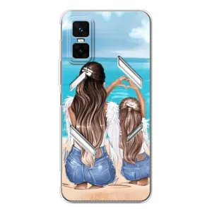 Чохол з друком для Infinix GT 30 Pro - (Мама з дитинкою) (AlphaPrint) (Мама з донькою)