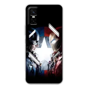 Чохли з героями Марвел Infinix GT 30 Pro (VPrint) (Марвел стайл)