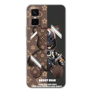 Круті Чохли Луі Віттон для Infinix GT 30 Pro (AlphaPrint) (Ведмідь Луі Вітон)