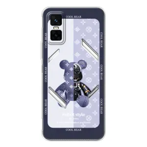 Круті Чохли Луі Віттон для Infinix GT 30 Pro (AlphaPrint) (Медведик LV)