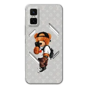 Бренднові Чохли для Infinix GT 30 Pro - (PREMIUMPrint) (Ведмедик Луі)