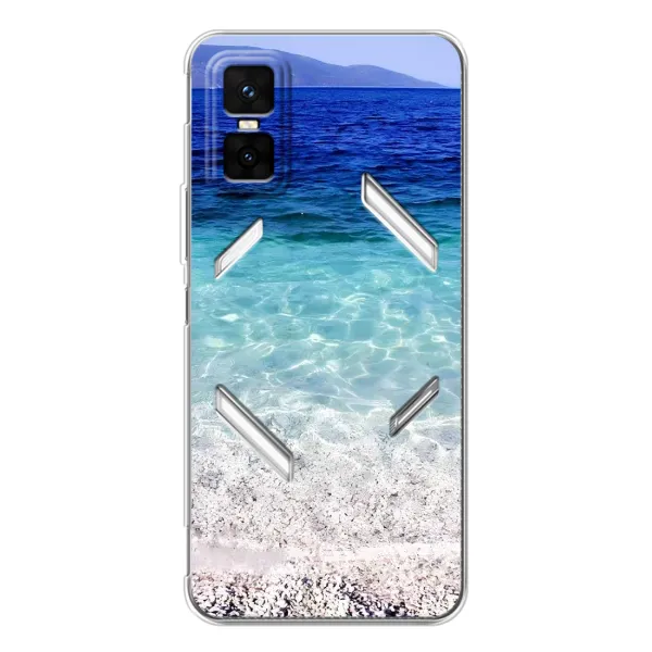 Чехол с принтом «Море» для Infinix GT 30 Pro