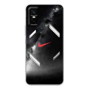 Чохол для Infinix GT 30 Pro - з принтом Найк (AlphaPrint) (Найк червоний)