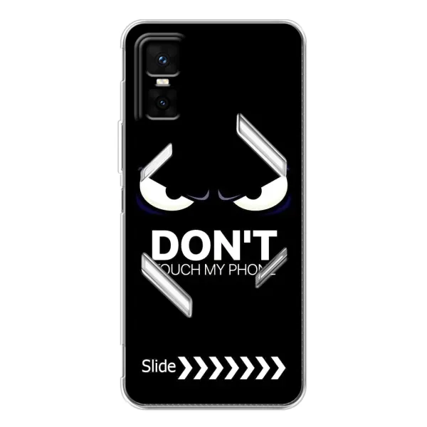 Чехол с принтом «Не трогай телефон» для Infinix GT 30 Pro Чехол с принтом «Не трогай телефон» для Infinix GT 30 Pro