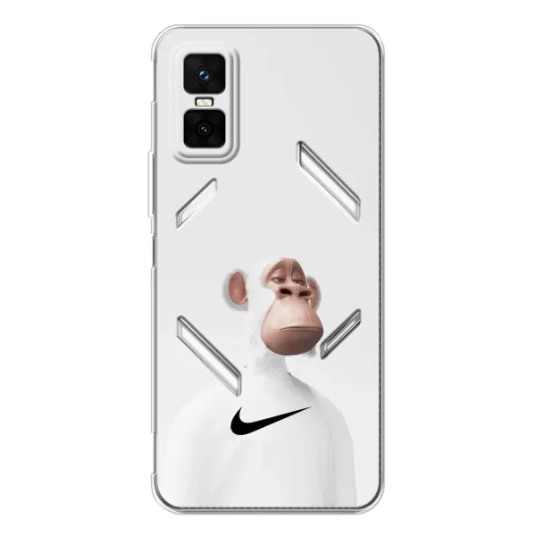 Чехол с принтом «обезьяна NFT Nike» для Infinix GT 30 Pro
