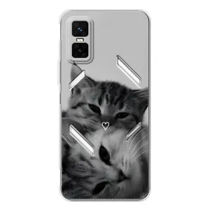 Чохол з малюнком кіт на Infinix GT 30 Pro (Пара котів)
