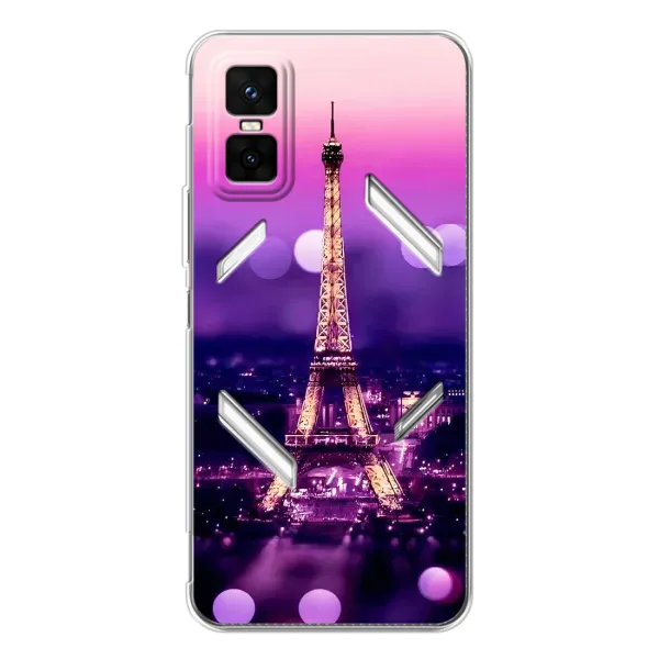 Чехол с принтом «Париж Башня» для Infinix GT 30 Pro