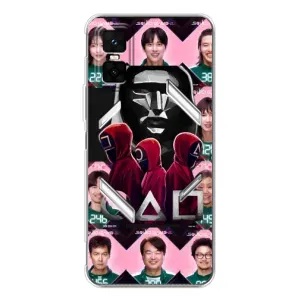 Чохол Гра в кальмара для Infinix GT 30 Pro (Учасники Гра кальмара)