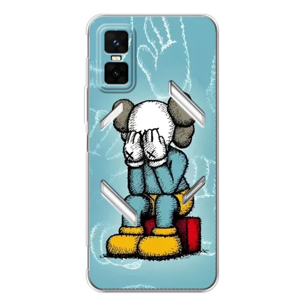 Чехол с принтом «Плач Bearbrick» для Infinix GT 30 Pro