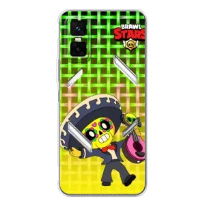 Чехлы Brawl Stars для Infinix GT 30 Pro (AlphaPrint) (Поко в самбреро)
