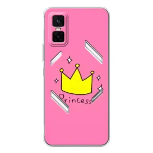 Чохол з картинкою (Стильні) ДжіТі 30 Про - (AlphaPrint) (Princess)