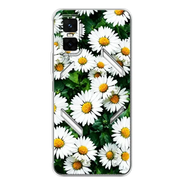 Чехол с принтом «Ромашки» для Infinix GT 30 Pro