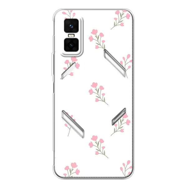 Чехол с принтом «Розовые цветы» для Infinix GT 30 Pro Чехол с принтом «Розовые цветы» для Infinix GT 30 Pro