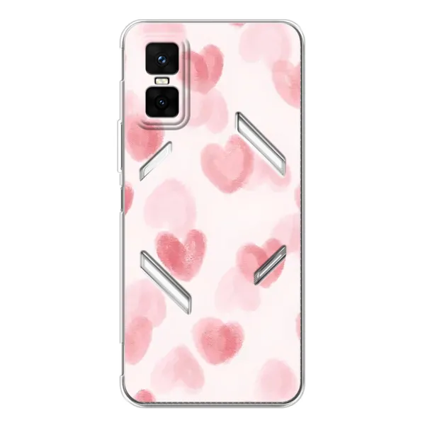 Чохол з принтом «Рожеві сердечки» для Infinix GT 30 Pro