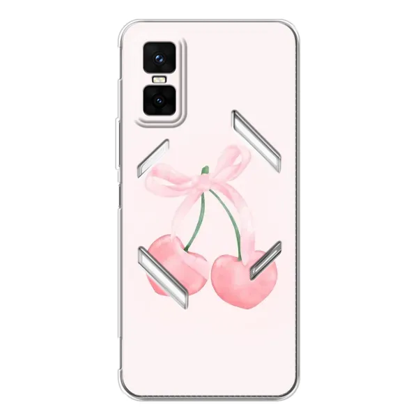 Чохол з принтом «Рожеві вишні» для Infinix GT 30 Pro