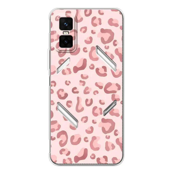 Чохол з принтом «Рожевий леопард» для Infinix GT 30 Pro