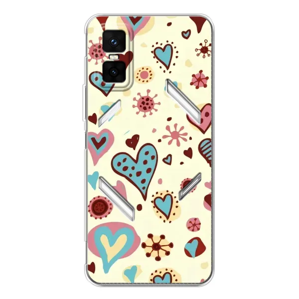 Чехол с принтом «Сердечки» для Infinix GT 30 Pro Чехол с принтом «Сердечки» для Infinix GT 30 Pro