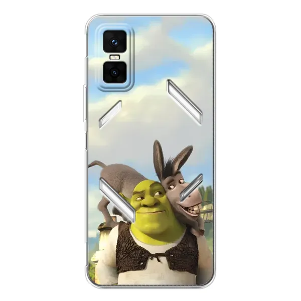 Чехол с принтом «Шрек и Осел» для Infinix GT 30 Pro