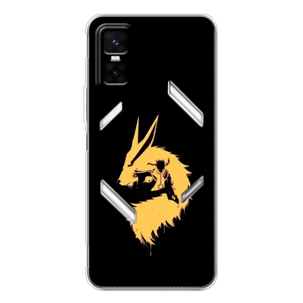 Чехол с принтом «силуэт Курама Наруто» для Infinix GT 30 Pro
