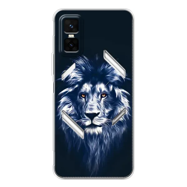 Чехол с принтом «Синий Лев» для Infinix GT 30 Pro