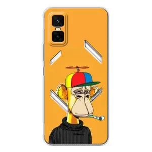 Чохли з Мавпами NFT для Infinix GT 30 Pro (AlphaPrint) (Нудна мавпа NFT)