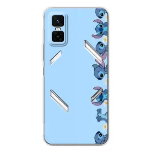 Чохол з принтом Стіч на Infinix GT 30 Pro (Стіч фон)