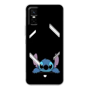 Чохол з принтом Стіч на Infinix GT 30 Pro (Стіч на чорному)
