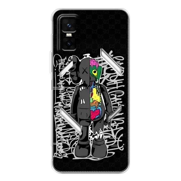 Чехол с принтом «Стиль Bearbrick» для Infinix GT 30 Pro