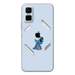 Чохол з принтом Стіч на Infinix GT 30 Pro (Stitch apple)