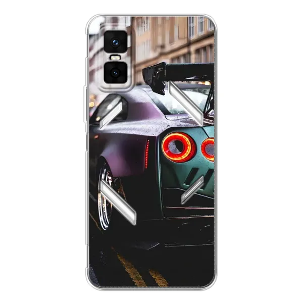 Чехол с принтом «Тачка» для Infinix GT 30 Pro