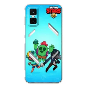 Чехлы Brawl Stars для Infinix GT 30 Pro (AlphaPrint) (Тріо героїв)