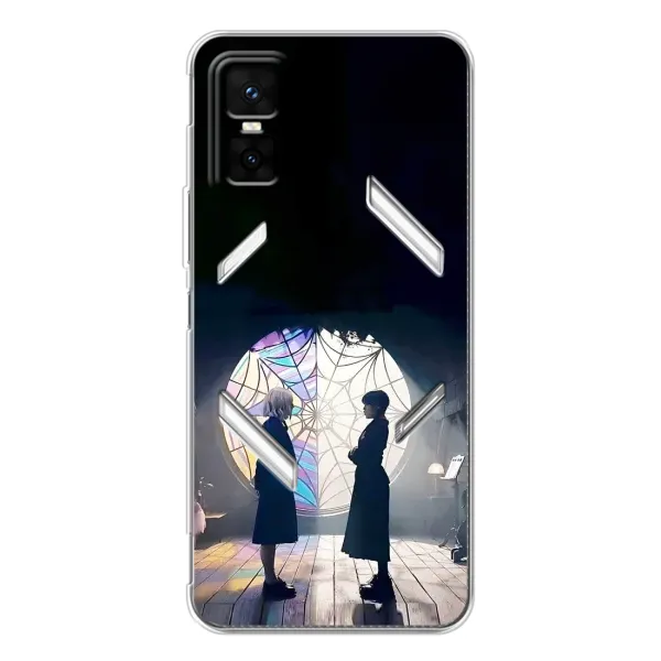 Чехол с принтом «Уэнздей и Инид» для Infinix GT 30 Pro Чехол с принтом «Уэнздей и Инид» для Infinix GT 30 Pro