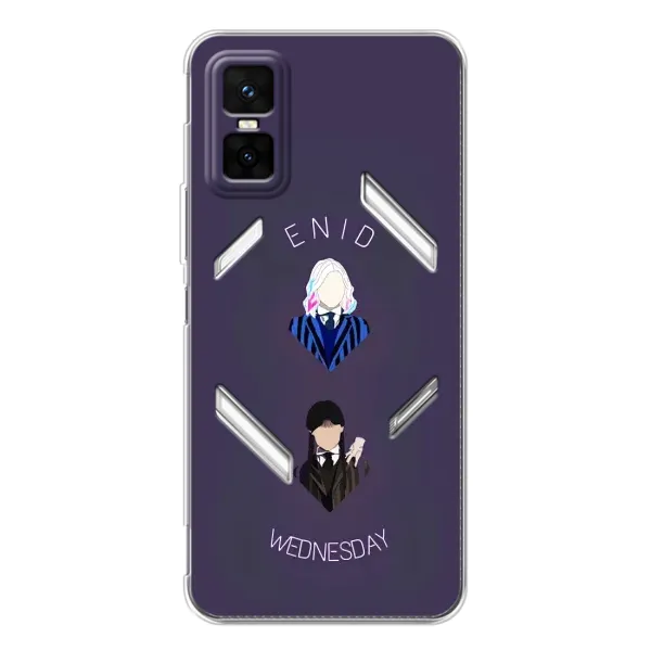 Чехол с принтом «Уэнздей и подруга» для Infinix GT 30 Pro Чехол с принтом «Уэнздей и подруга» для Infinix GT 30 Pro