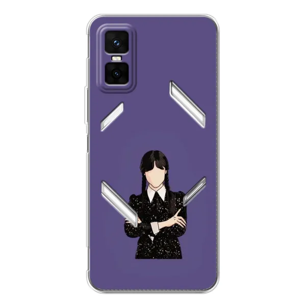 Чехол с принтом «Уэнздей в черном» для Infinix GT 30 Pro Чехол с принтом «Уэнздей в черном» для Infinix GT 30 Pro