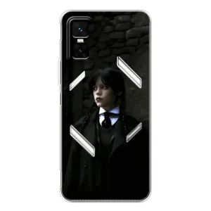Чохол з дизайном Венздей 2 на Infinix GT 30 Pro (Темний стиль Венздей)