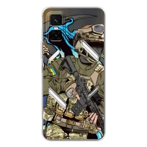 Чехлы с картинкой ЗСУ для Infinix GT 30 Pro (AlphaPrint) (Воїн ЗСУ)