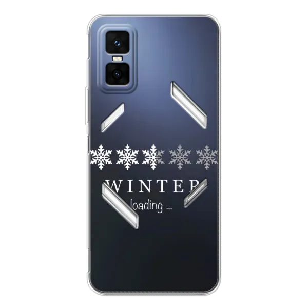 Чехол с принтом «Winter loading» для Infinix GT 30 Pro