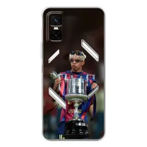 Чохол з футболістом Ламін Ямаль Infinix GT 30 Pro (Ямаль з кубком)