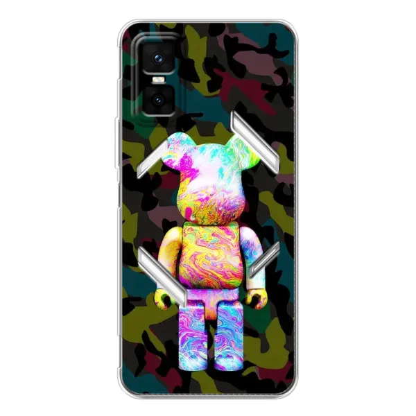 Чехол с принтом «Яркий Bearbrick» для Infinix GT 30 Pro