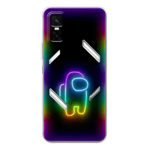 Чохли Амонг Ас для Infinix GT 30 Pro (AlphaPrint) (Яскравий скін)